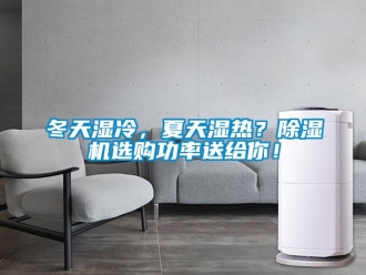 企業(yè)新聞冬天濕冷，夏天濕熱？除濕機(jī)選購功率送給你！