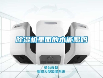 行業(yè)新聞除濕機里面的水能喝嗎