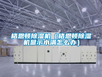 行業(yè)新聞格恩頓除濕機(jī)（格恩頓除濕機(jī)顯示水滿怎么辦）