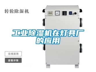 企業(yè)新聞工業(yè)除濕機(jī)在燈具廠的應(yīng)用