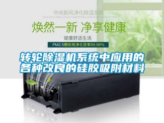 知識百科轉(zhuǎn)輪除濕機系統(tǒng)中應(yīng)用的各種改良的硅膠吸附材料