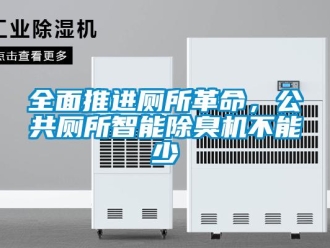 行業(yè)新聞全面推進廁所革命，公共廁所智能除臭機不能少