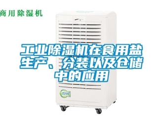 企業(yè)新聞工業(yè)除濕機(jī)在食用鹽生產(chǎn)、分裝以及倉儲中的應(yīng)用