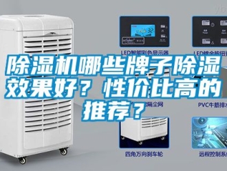 行業(yè)新聞除濕機(jī)哪些牌子除濕效果好？性價(jià)比高的推薦？