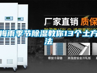 企業(yè)新聞梅雨季節(jié)除濕教你13個土方法