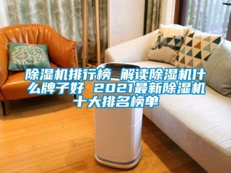 行業(yè)新聞除濕機排行榜 解讀除濕機什么牌子好 2021最新除濕機十大排名榜單