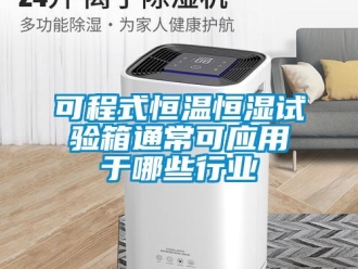 知識百科可程式恒溫恒濕試驗箱通?？蓱?yīng)用于哪些行業(yè)