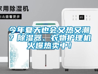 行業(yè)新聞今年夏天也會(huì)又熱又潮？除濕器、衣物護(hù)理機(jī)火爆熱賣中！