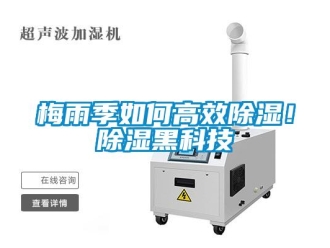 常見(jiàn)問(wèn)題梅雨季如何高效除濕！除濕黑科技
