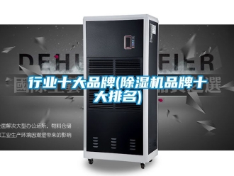 企業(yè)新聞行業(yè)十大品牌(除濕機(jī)品牌十大排名)