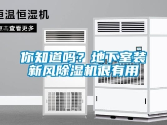 常見問題你知道嗎？地下室裝新風(fēng)除濕機(jī)很有用