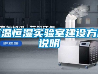 知識(shí)百科恒溫恒濕實(shí)驗(yàn)室建設(shè)方向說明