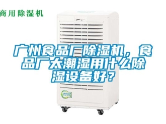 行業(yè)新聞廣州食品廠除濕機(jī)，食品廠太潮濕用什么除濕設(shè)備好？