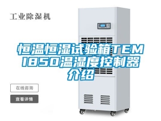 知識(shí)百科恒溫恒濕試驗(yàn)箱TEMI850溫濕度控制器介紹