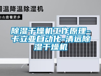 企業(yè)新聞除濕干燥機(jī)工作原理-卡立亞自動化-清遠(yuǎn)除濕干燥機(jī)
