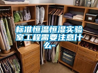 常見問題標(biāo)準(zhǔn)恒溫恒濕實(shí)驗(yàn)室工程需要注意什么-