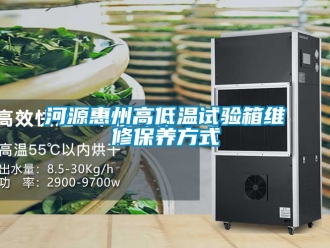 常見問題河源惠州高低溫試驗(yàn)箱維修保養(yǎng)方式