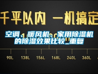 常見(jiàn)問(wèn)題空調(diào)、暖風(fēng)機(jī)、家用除濕機(jī)的除濕效果比較_重復(fù)