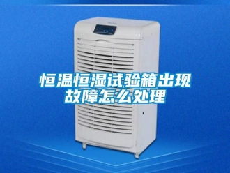 知識百科恒溫恒濕試驗(yàn)箱出現(xiàn)故障怎么處理