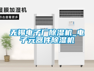 行業(yè)新聞無錫電子廠除濕機(jī)_電子元器件除濕機(jī)