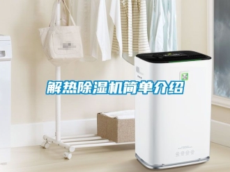 行業(yè)新聞解熱除濕機(jī)簡單介紹