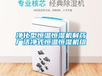 知識(shí)百科凈化型恒溫恒濕機(jī)制藥廠潔凈式恒溫恒濕機(jī)組