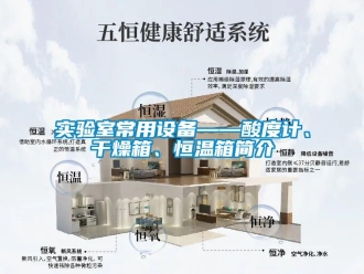 知識(shí)百科實(shí)驗(yàn)室常用設(shè)備——酸度計(jì)、干燥箱、恒溫箱簡(jiǎn)介
