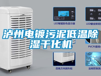 行業(yè)新聞瀘州電鍍污泥低溫除濕干化機(jī)