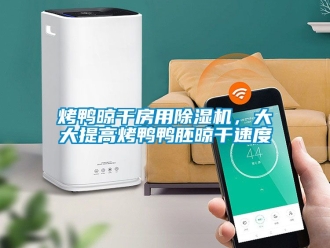 行業(yè)新聞烤鴨晾干房用除濕機(jī)，大大提高烤鴨鴨胚晾干速度