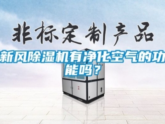 常見問題新風(fēng)除濕機(jī)有凈化空氣的功能嗎？