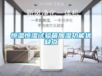 知識百科恒溫恒濕試驗(yàn)箱加濕功能優(yōu)缺點(diǎn)