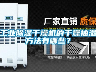 企業(yè)新聞工業(yè)除濕干燥機的干燥抽濕方法有哪些？