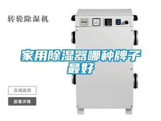 行業(yè)新聞家用除濕器哪種牌子最好