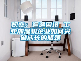 常見問題觀察：遭遇困境 工業(yè)加濕機企業(yè)如何突破成長的瓶頸