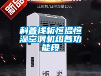 知識百科科普淺析恒溫恒濕空調(diào)機組各功能段