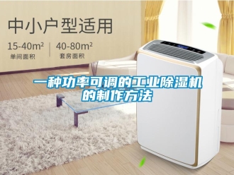 常見(jiàn)問(wèn)題一種功率可調(diào)的工業(yè)除濕機(jī)的制作方法