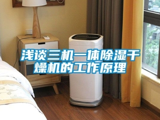 行業(yè)新聞淺談三機一體除濕干燥機的工作原理
