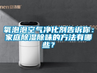 企業(yè)新聞氧泡泡空氣凈化劑告訴你：家庭除濕除味的方法有哪些？
