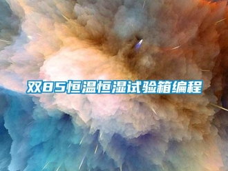 知識(shí)百科雙85恒溫恒濕試驗(yàn)箱編程