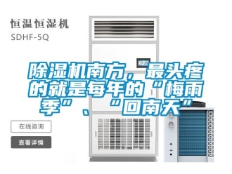 行業(yè)新聞除濕機(jī)南方，最頭疼的就是每年的“梅雨季”、“回南天”