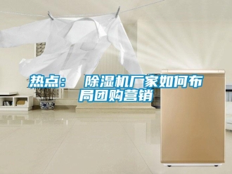 常見問題熱點(diǎn)： 除濕機(jī)廠家如何布局團(tuán)購(gòu)營(yíng)銷