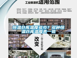 知識(shí)百科恒溫倉(cāng)庫(kù)溫度多少？多種恒溫倉(cāng)庫(kù)溫度表一覽