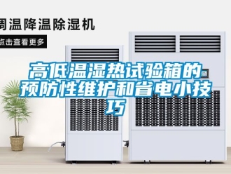 常見問題高低溫濕熱試驗(yàn)箱的預(yù)防性維護(hù)和省電小技巧