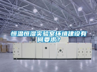 知識(shí)百科恒溫恒濕實(shí)驗(yàn)室環(huán)境建設(shè)有何要求？