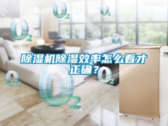 常見(jiàn)問(wèn)題除濕機(jī)除濕效率怎么看才正確？