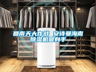 企業(yè)新聞回南天大作戰(zhàn) 安詩曼海南除濕機(jī)顯身手