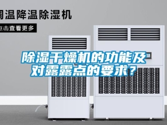 企業(yè)新聞除濕干燥機的功能及對露露點的要求？