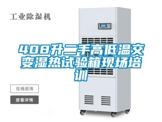 常見(jiàn)問(wèn)題408升二手高低溫交變濕熱試驗(yàn)箱現(xiàn)場(chǎng)培訓(xùn)