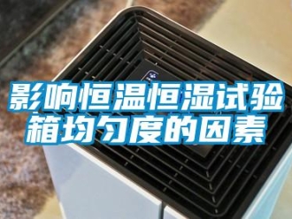 知識(shí)百科影響恒溫恒濕試驗(yàn)箱均勻度的因素
