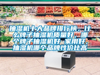 企業(yè)新聞抽濕機(jī)十大品牌排行榜，什么牌子抽濕機(jī)質(zhì)量好，哪個(gè)牌子抽濕機(jī)好 家用好，抽濕機(jī)哪個(gè)品牌性價(jià)比高